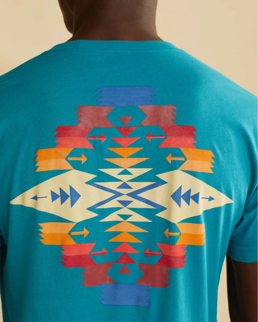 Pendleton Tucson Graphic Tee Teal/Multicolour