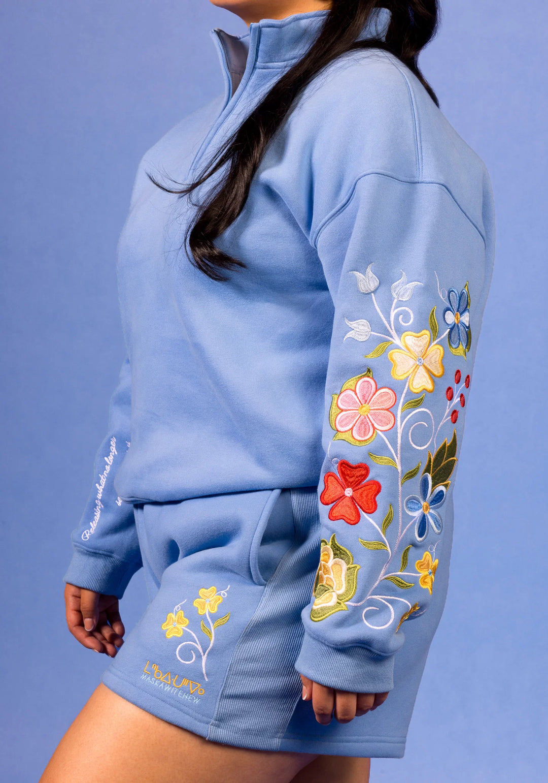 Maskawitehew Spirit in Bloom Quarter Zip