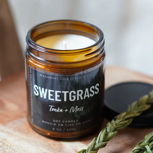 Mashkiki Lifestyle & Co Sweetgrass Soy Candle