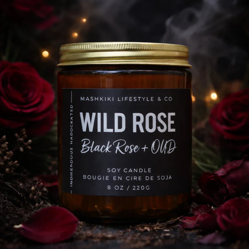 Mashkiki Lifestyle & Co Wild Rose Soy Candle