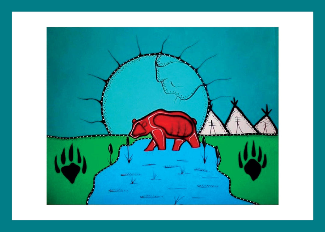 Indigenous Kanata Bear Spirit Art Card