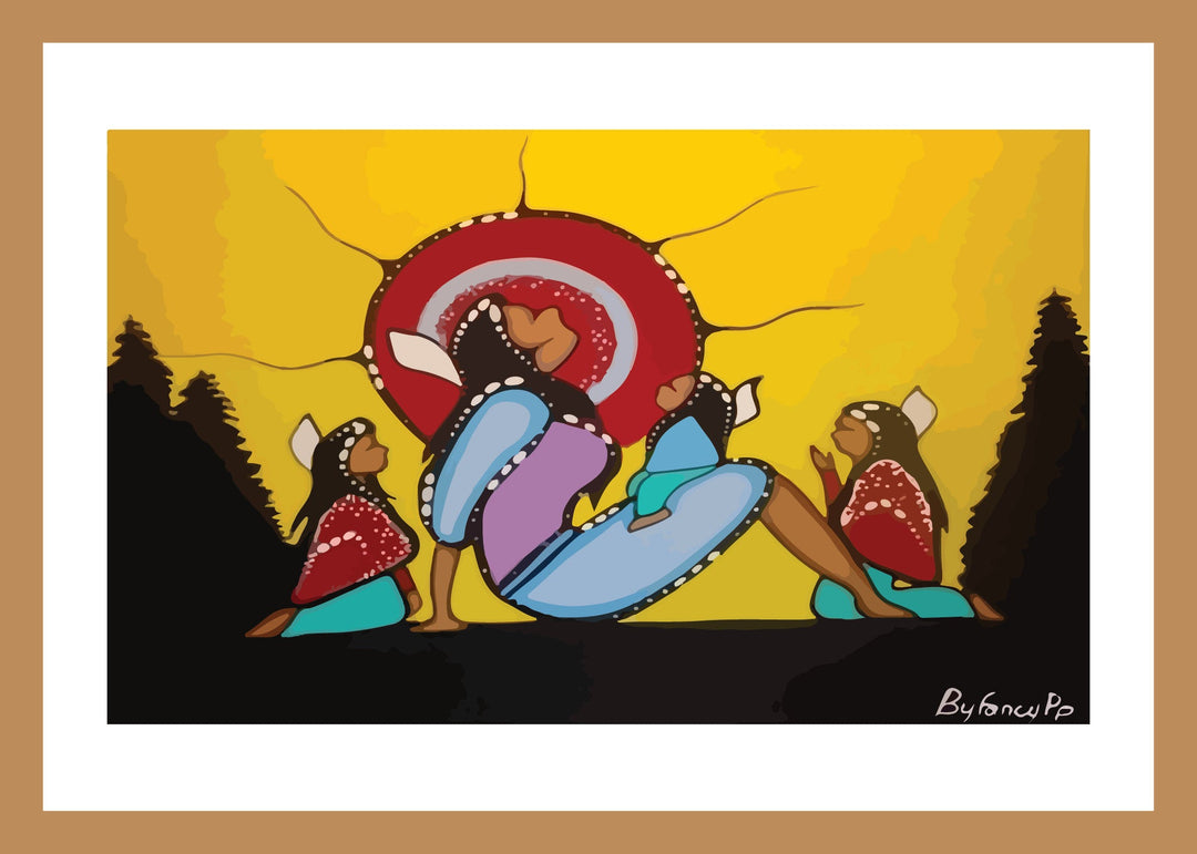 Indigenous Kanata Mothers Love Art Card