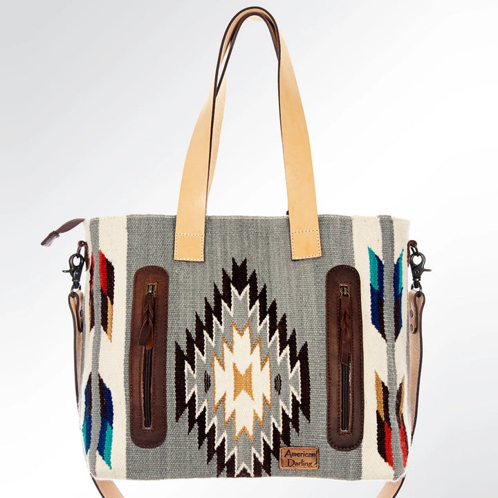 LS Western Southwestern Wool Tote