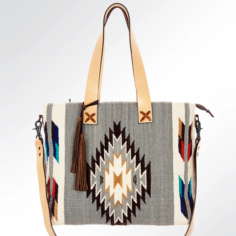LS Western Southwestern Wool Tote