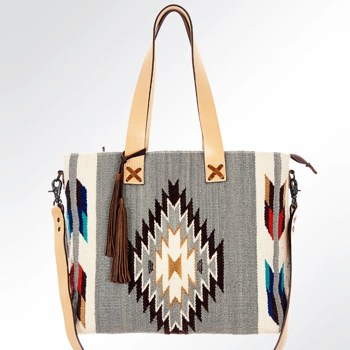 LS Western Southwestern Wool Tote