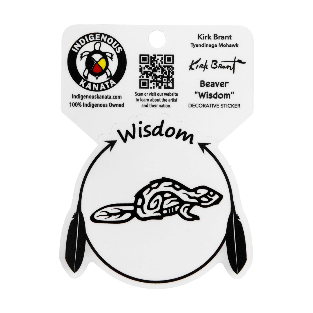 Indigenous Kanata Wisdom Beaver Sticker