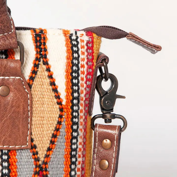LS Western Colourful Diamond Saddle Blanket Crossbody Bag