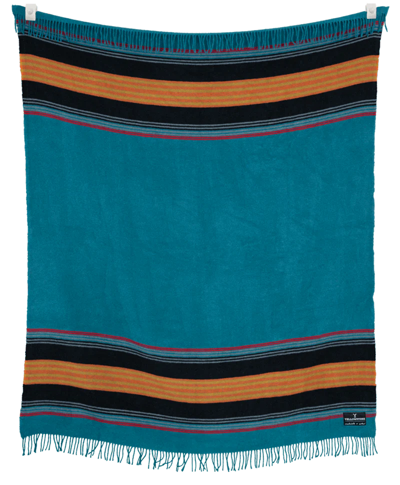 Sackcloth & Ashes Yellowstone Teal Blanket