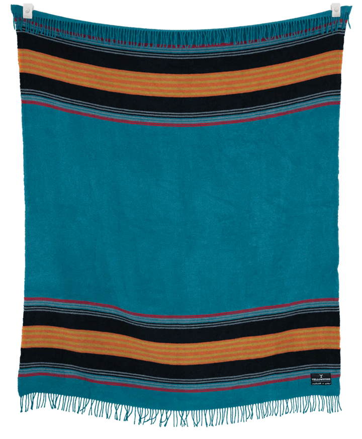 Sackcloth & Ashes Yellowstone Teal Blanket
