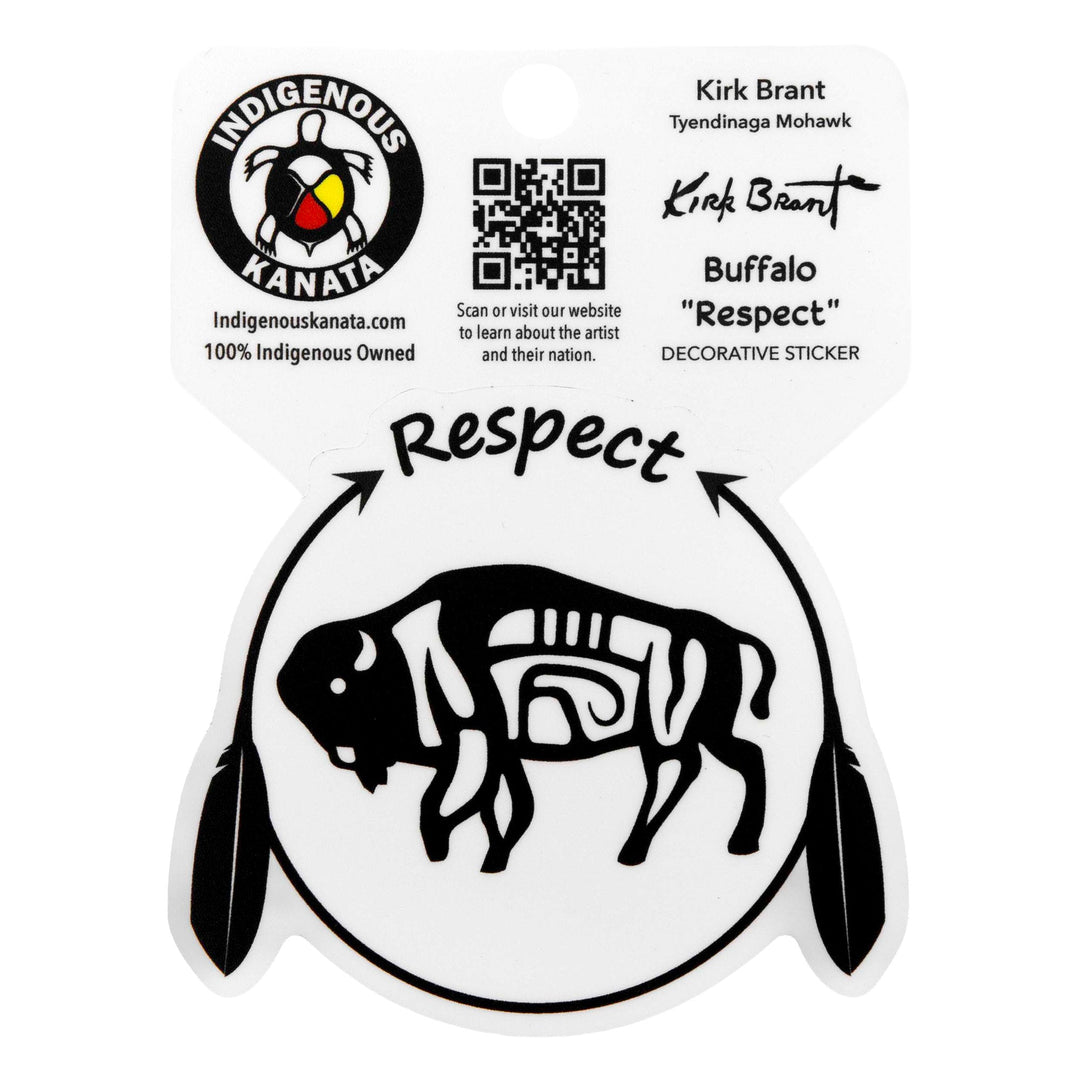 Indigenous Kanata Respect Buffalo Sticker