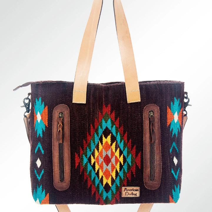 LS Western Southwestern Wool Tote