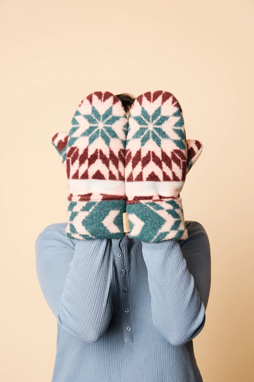 MINI TIPI Currant Sherpa Mittens
