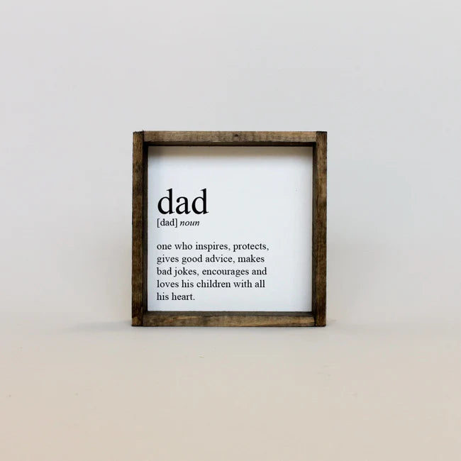 "Dad Definition" Wood Sign by william rae designs