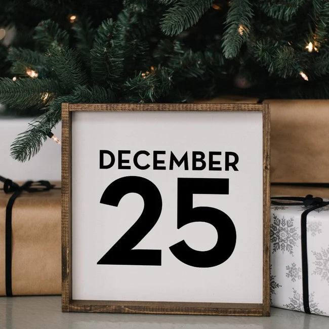 DEC 25 Wood Sign by william rae designs – Wanuskewin Collective