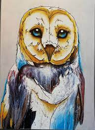 CAP Barn Owl Art Magnet