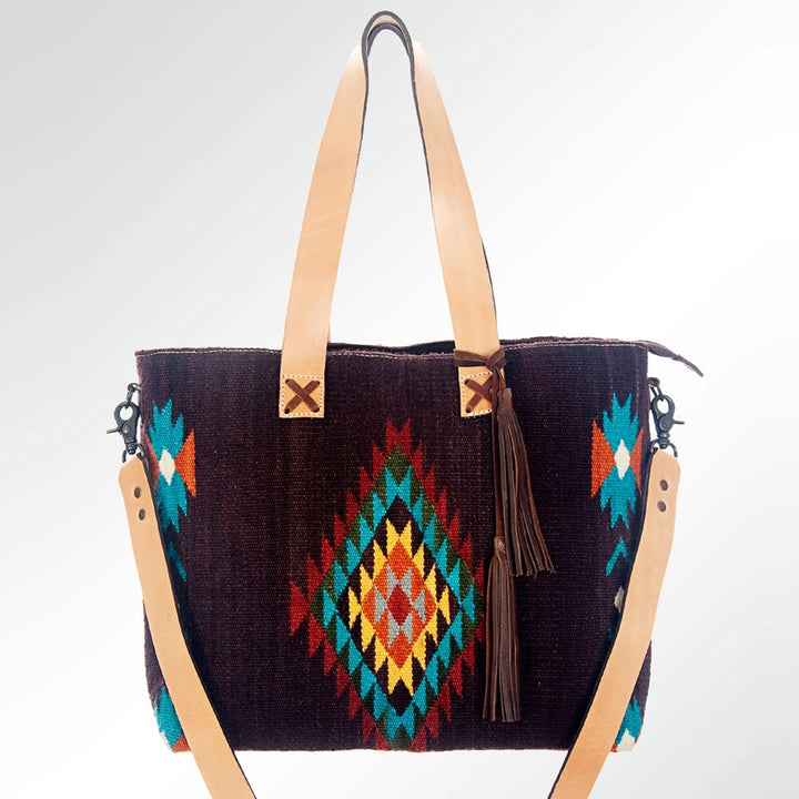 LS Western Southwestern Wool Tote