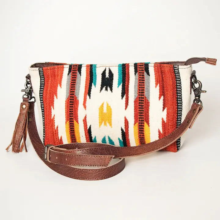LS Western Saddle Blanket Crossbody Bag