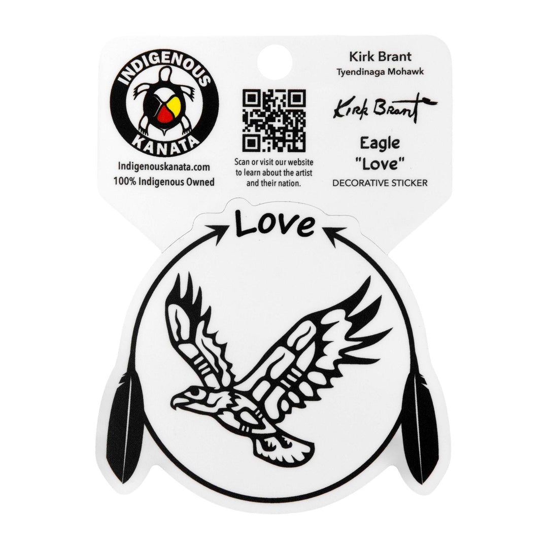 Indigenous Kanata Love Eagle Sticker