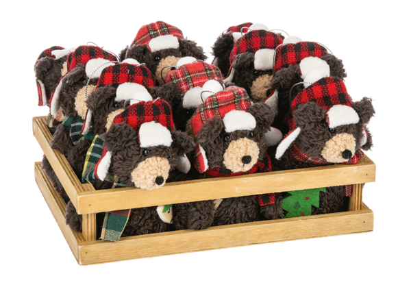 GANZ Cozy Cabin Bear Ornament