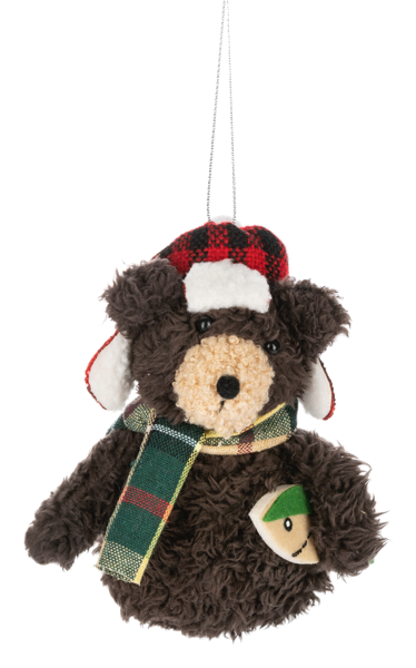 GANZ Cozy Cabin Bear Ornament