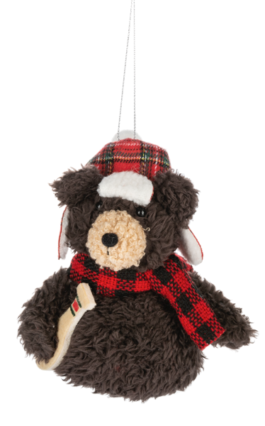 GANZ Cozy Cabin Bear Ornament