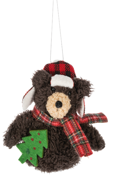 GANZ Cozy Cabin Bear Ornament