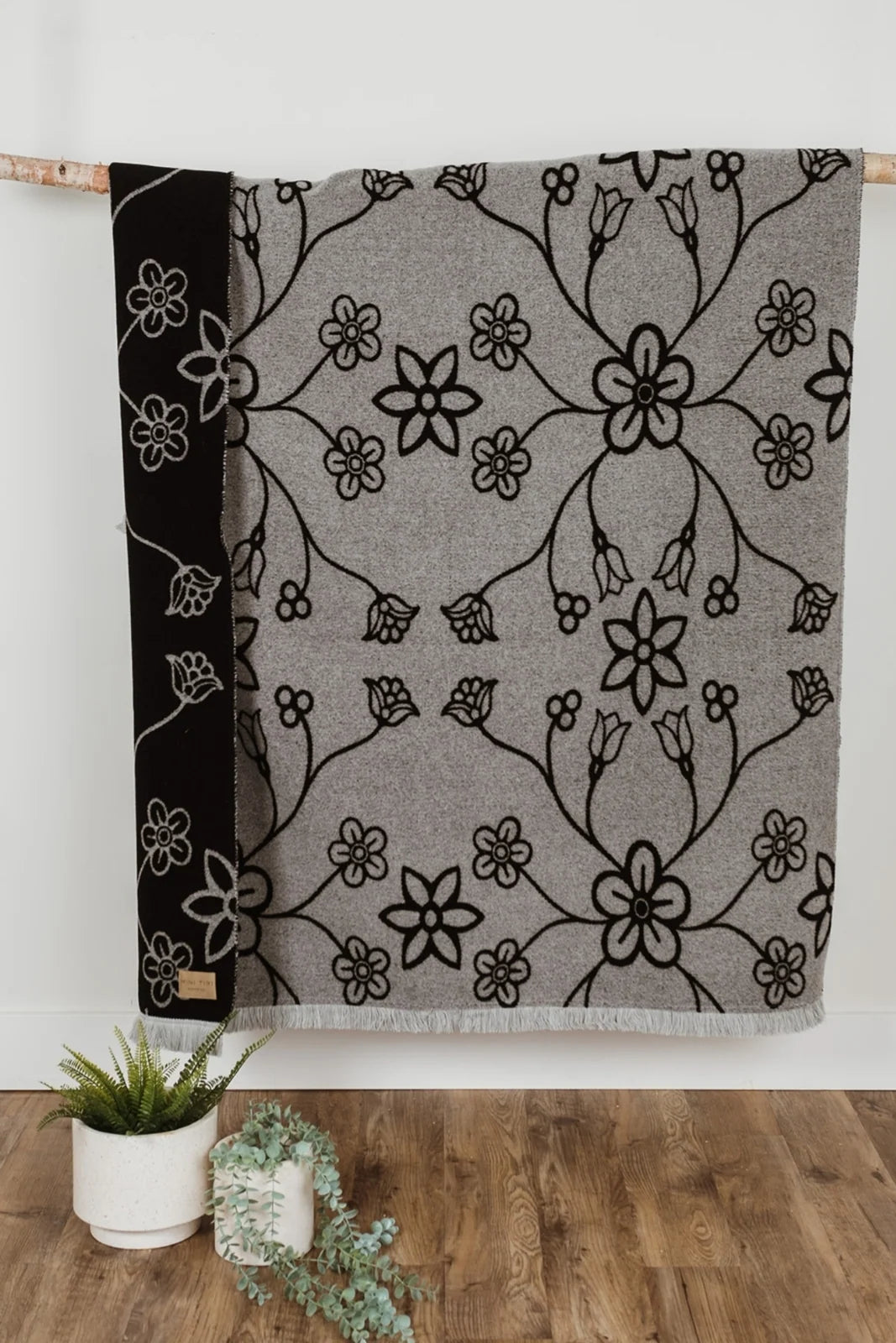 MINI TIPI Fleurs Wool Blanket