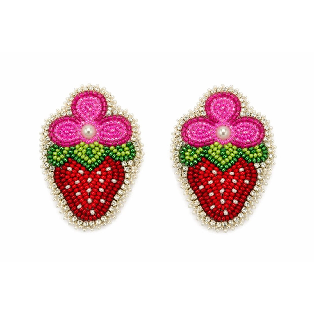 Glam Strawberry Earrings