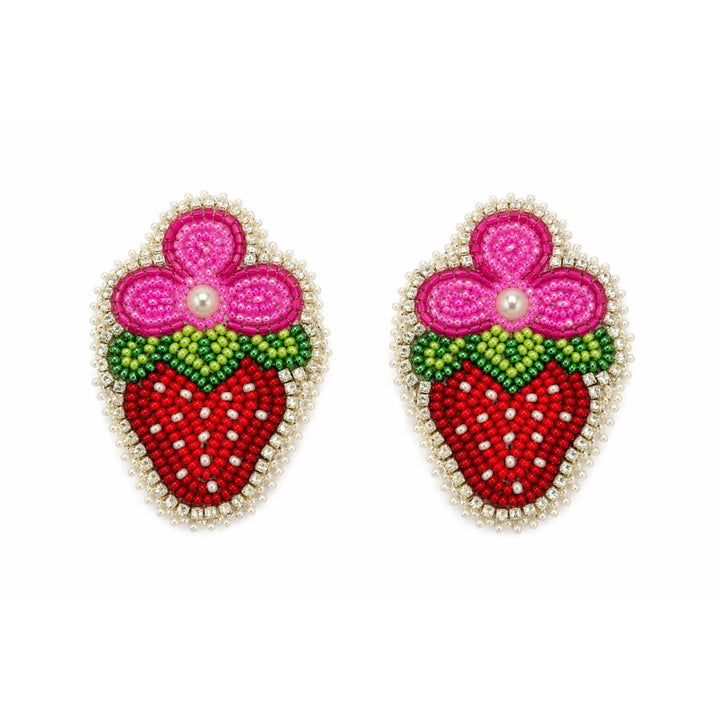 Glam Strawberry Earrings
