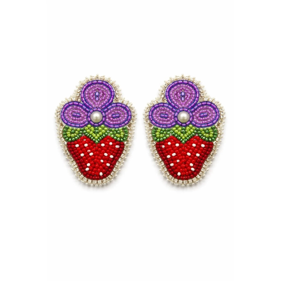 Glam Strawberry Earrings
