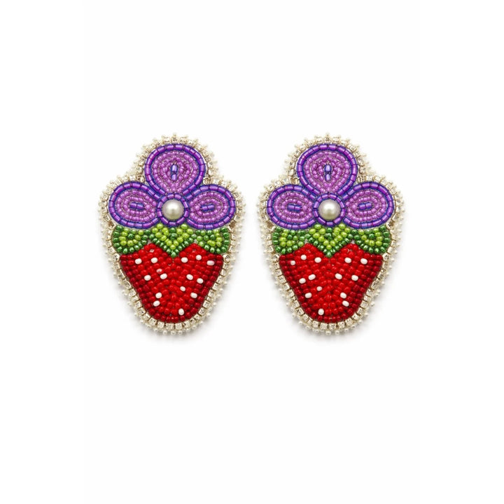 Glam Strawberry Earrings