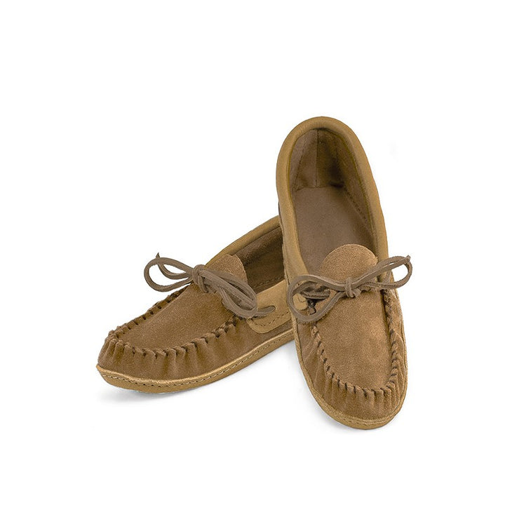 Laurentian Chief Men's Lined & Padded Suede Moccasins