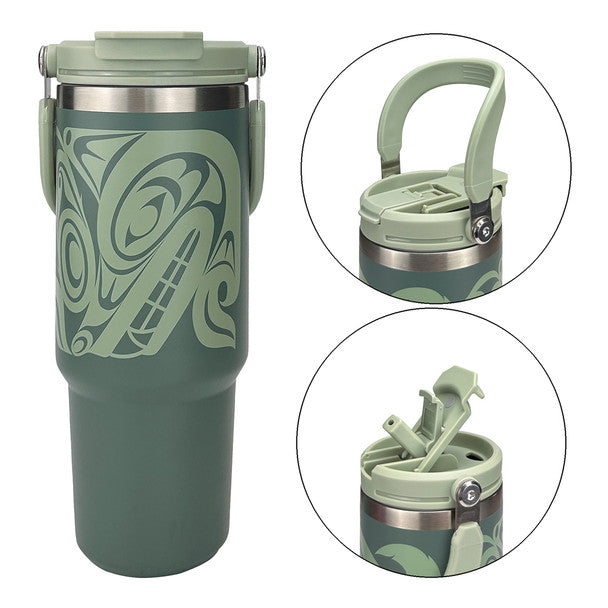 Native Northwest Urban Wolf Easy-Carry Insulated Tumbler