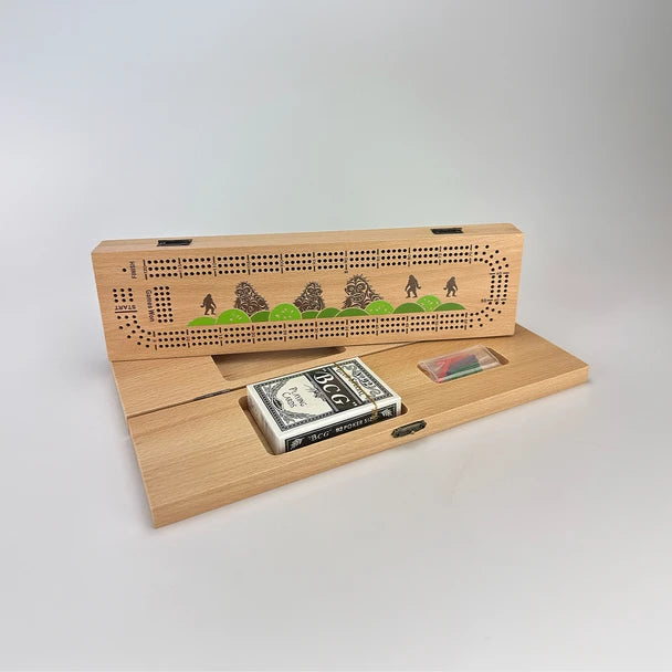 Native Northwest Sasquatch 3-Track Cribbage Board
