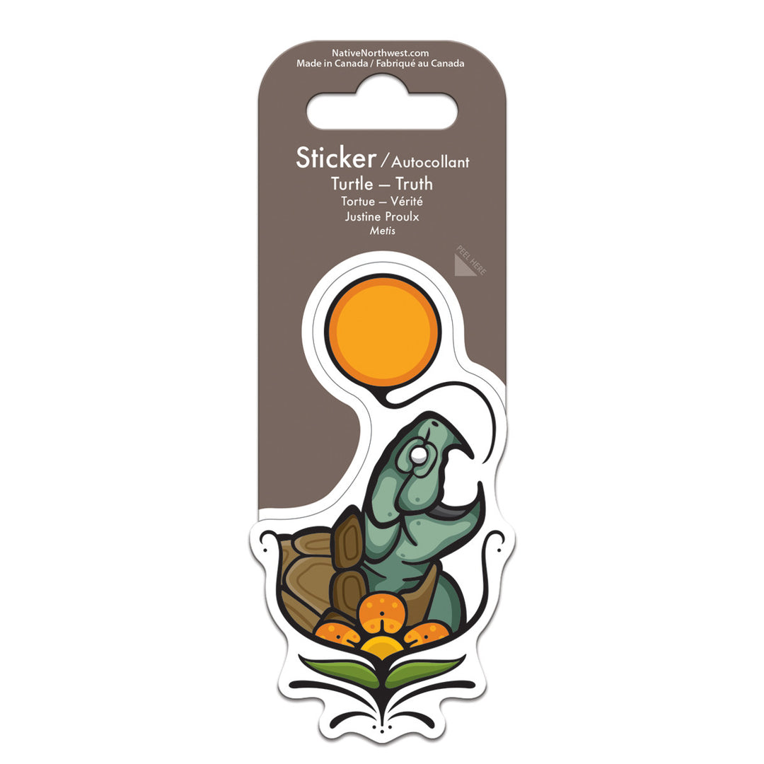 Native Northwest Turtle-Truth  Sticker