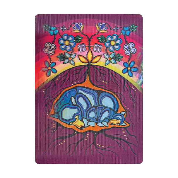 Native Northwest Sleeping Bears 3D Lenticular Magnet
