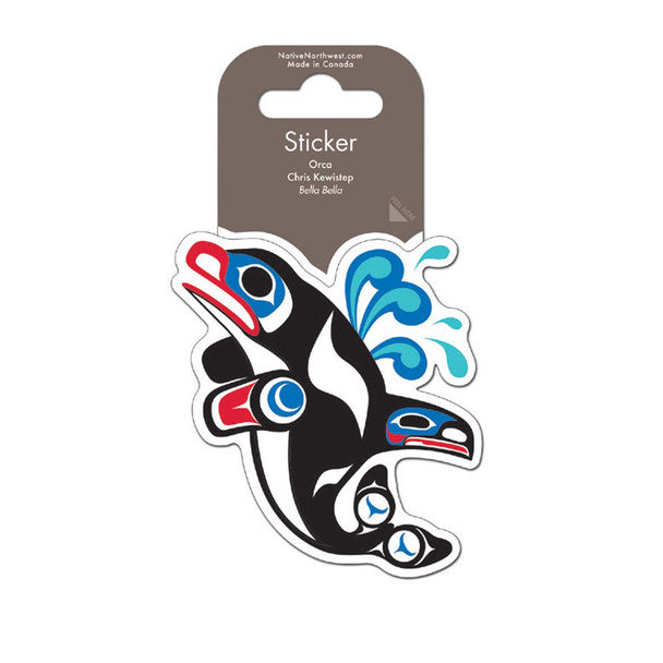 Native Northwest Orca Sticker