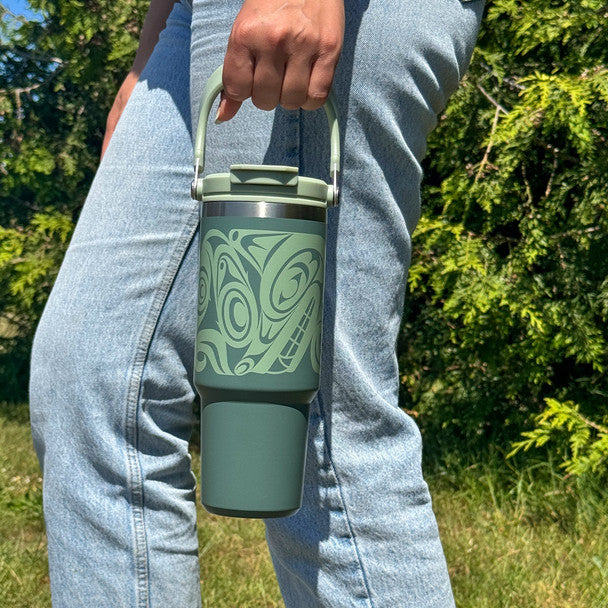 Native Northwest Urban Wolf Easy-Carry Insulated Tumbler