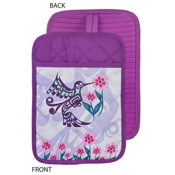 Native Northwest Hummingbird Silicone Potholder