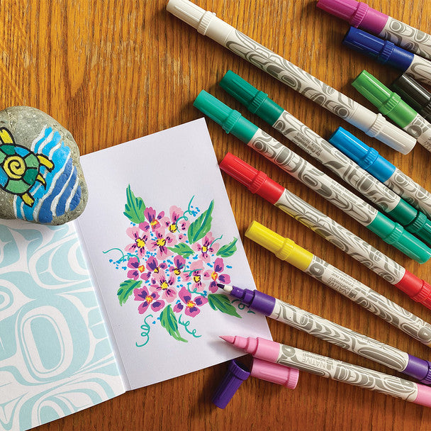Native Northwest Acrylic Felt Markers- Formline