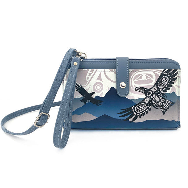Native Northwest Soaring Eagle Smartphone Crossbody bag