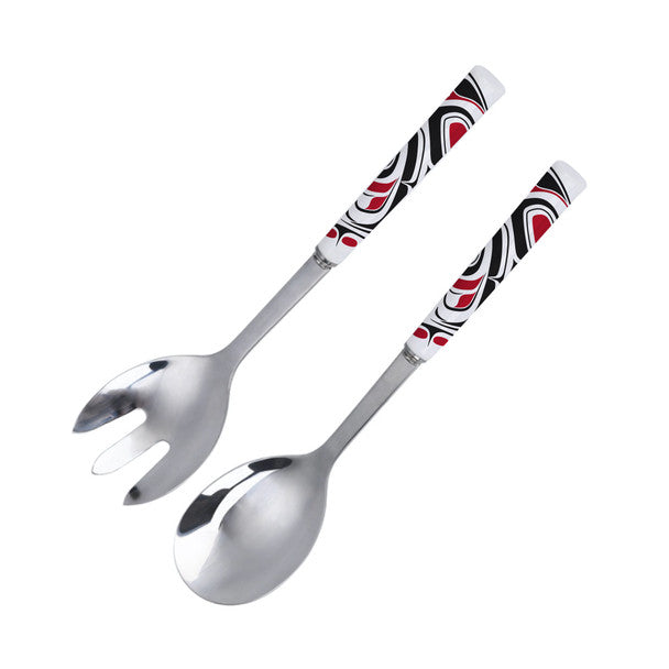 Native Northwest Stainless Steel Salad Servers