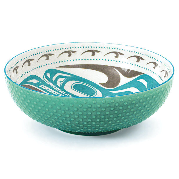 Native Northwest Porcelain Art Bowls - Killer Whale