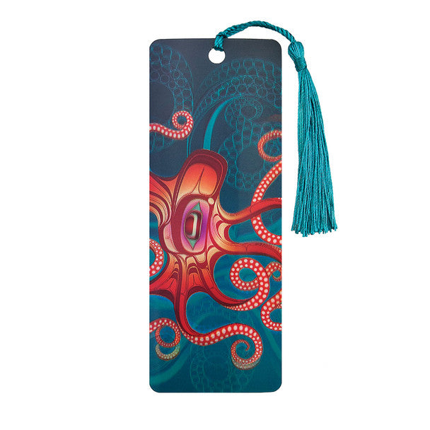 Native Northwest 3D Octopus (Nuu) Lenticular Bookmark