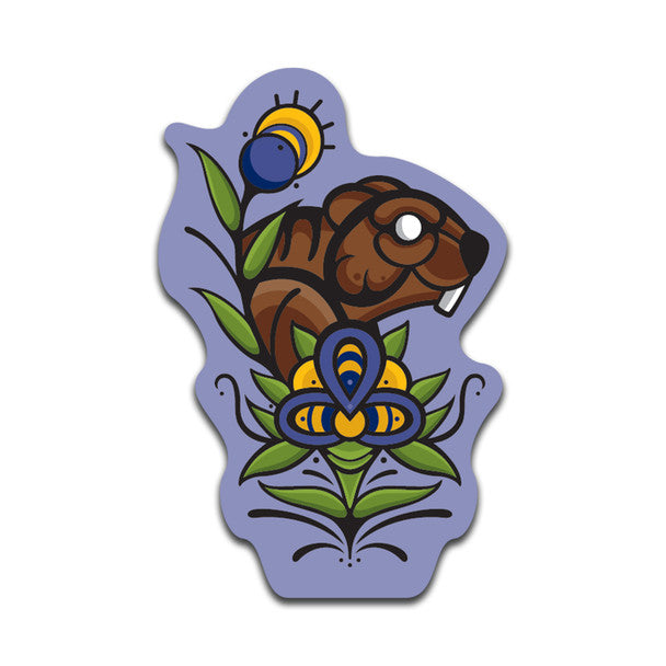 Native Northwest Beaver (Wisdom) 3D Magnet