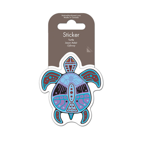 Native Northwest Turtle Sticker