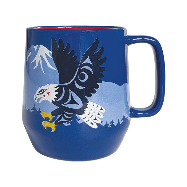 Native Northwest Sp'óq'es (Eagle) Big Ceramic Mug
