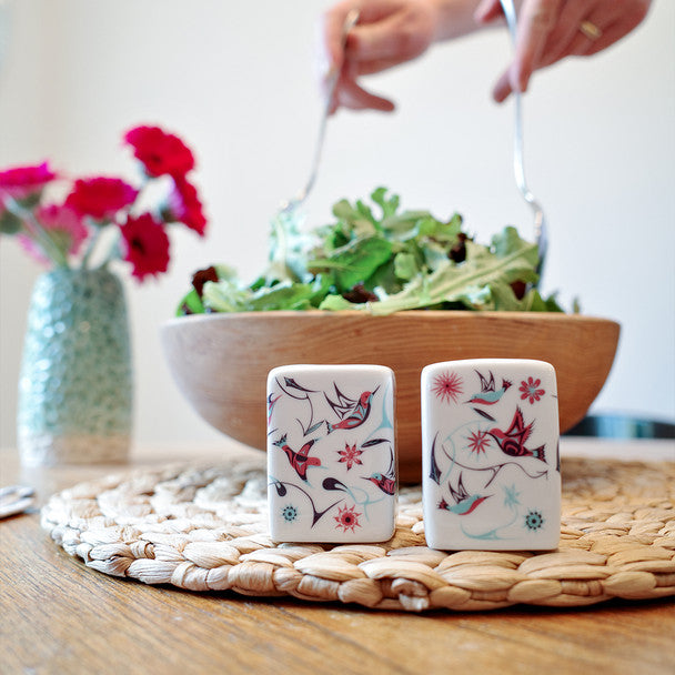 Native Northwest Hummingbirds Salt & Pepper Shaker Set