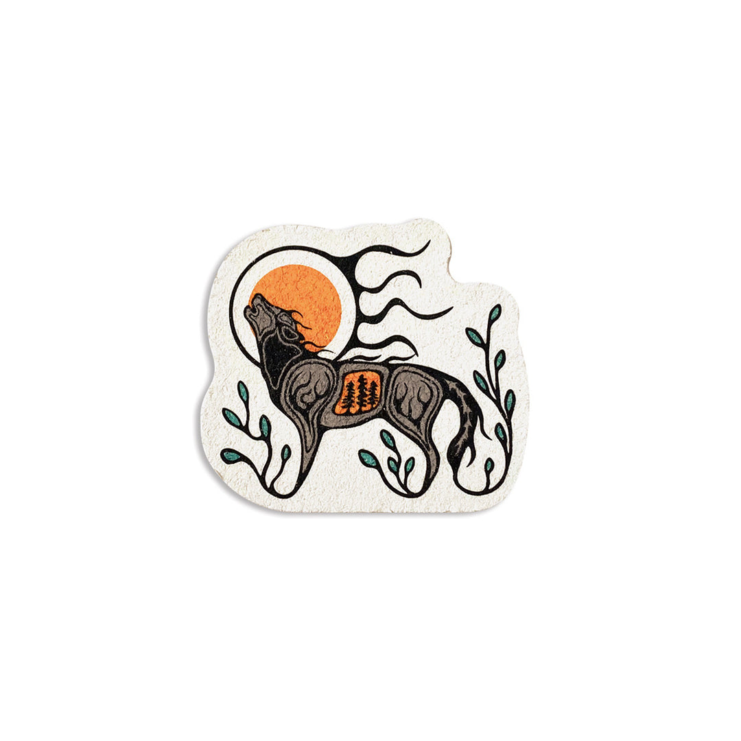 Native Northwest Wolf (Ma'iingan) Eco Sponge
