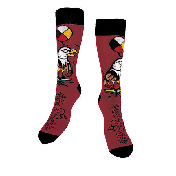 Native Northwest Eagle - Love Art Socks